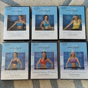 Physique 57 Workout DVDs - Volume 1 & 2 Complete Set